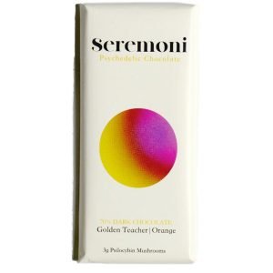 Seremoni Psilocybin Chocolate Bar (Orange & Golden Teacher Mushrooms)